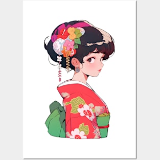 The Cute Geisha Posters and Art